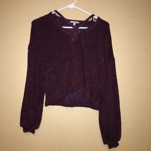 Long sleeve comfy top from Charlotte Russe